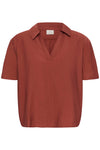 Kaffe Emily Blouse - Henna