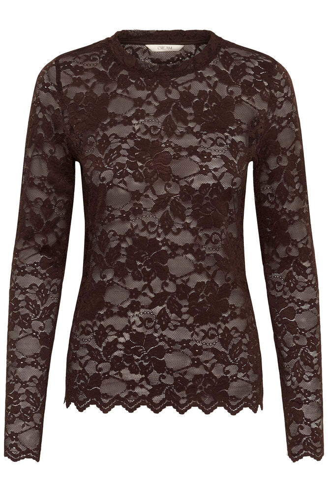 Cream Pita Lace Blouse - Java