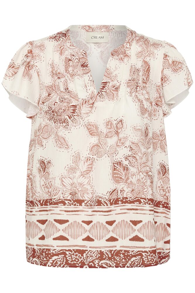 Cream Jessie Blouse - Brandy Flower