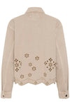 Kaffe Mimi Broderi Anglaise Jacket - Feather Grey