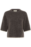 Cream Kibana Knit Pullover - Java Melange