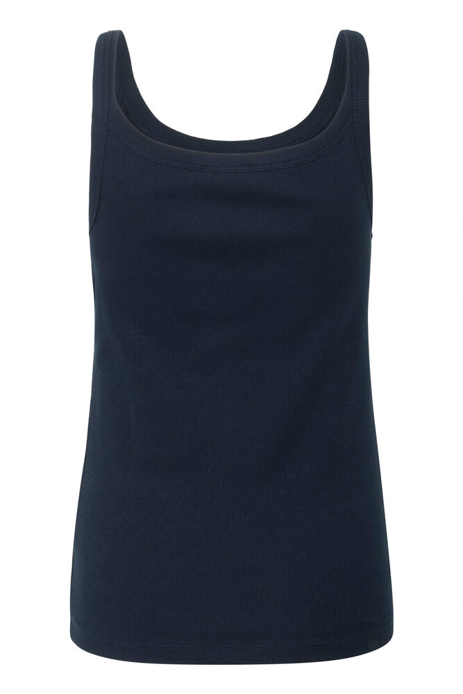 Kaffe Carna Tank Top - Midnight Marine