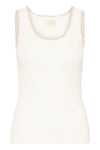 Kaffe Carna Top - Chalk