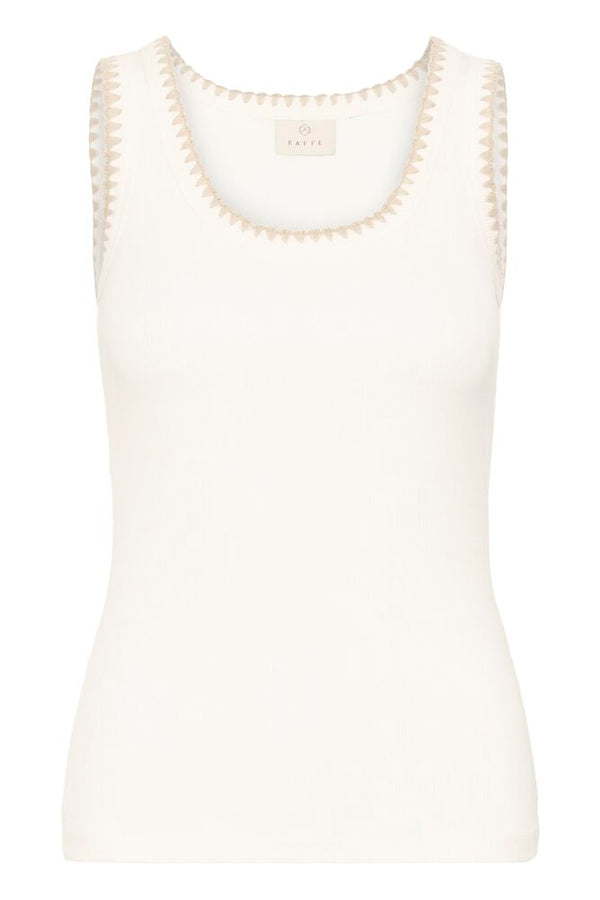 Kaffe Carna Top - Chalk