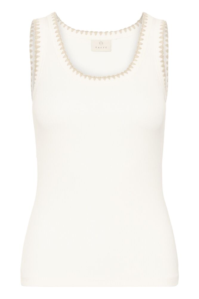 Kaffe Carna Top - Chalk