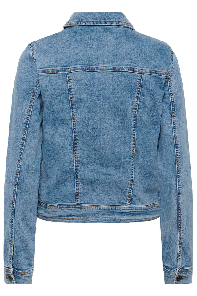 Kaffe Vilma Denim Jacket - Washed Blue Denim