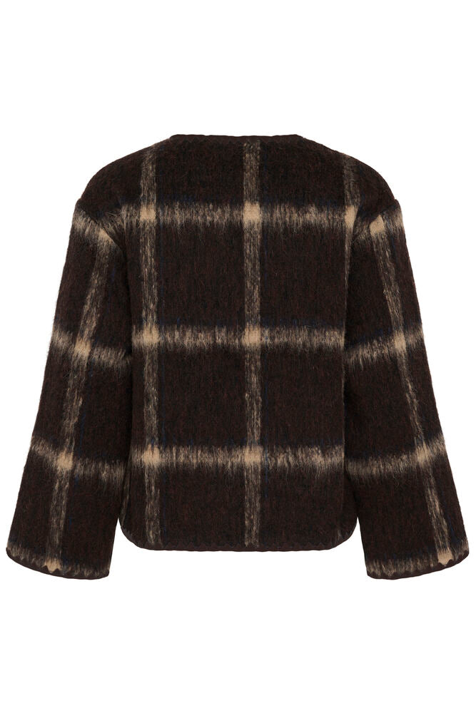 Cream Annica Jacket - Java Check