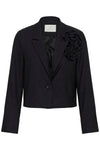 Kaffe Gabby Blazer - Dark Grey Melange