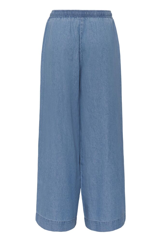 Kaffe Jade Denim Pants - Medium Blue Chambray