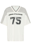 Kaffe Ashley T-shirt - Chalk/White Grey