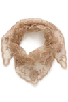 Cream Lacie Scarf - Pine Bark