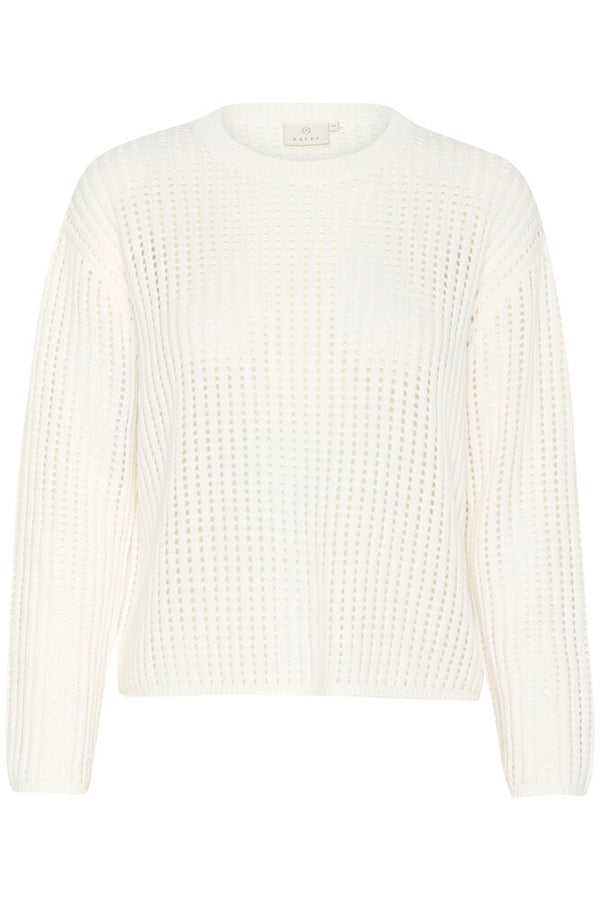 Kaffe Solat Pullover - Chalk