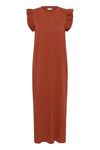 Kaffe Celina Flounce Dress - Henna