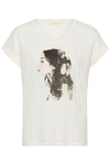 Cream Ying T-shirt - Artistic Paint Grey