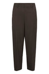 Kaffe Lenora 7/8 Pants - Dark Grey Check