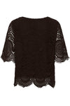 Cream Baja SS Blouse - Java