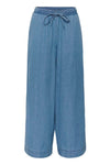 Kaffe Jade Denim Pants - Medium Blue Chambray
