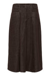 Cream Renal Denim Skirt - Java