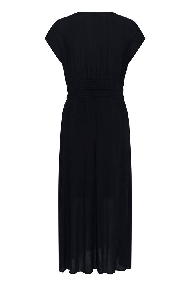 Cream Allie Dress - Pitch Black