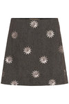 Culture Stormy Skirt - Grey Melange