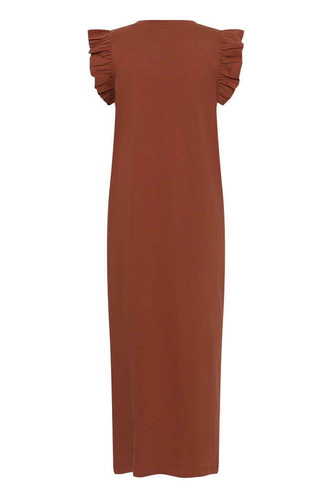 Kaffe Celina Flounce Dress - Henna