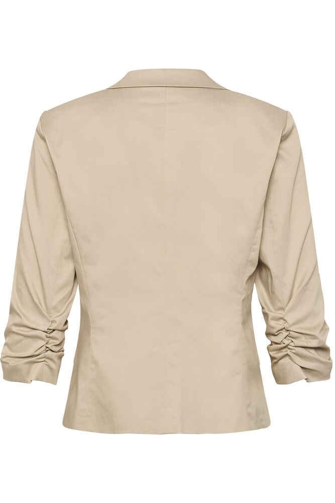 Cream Gia Short Blazer - Feather Grey