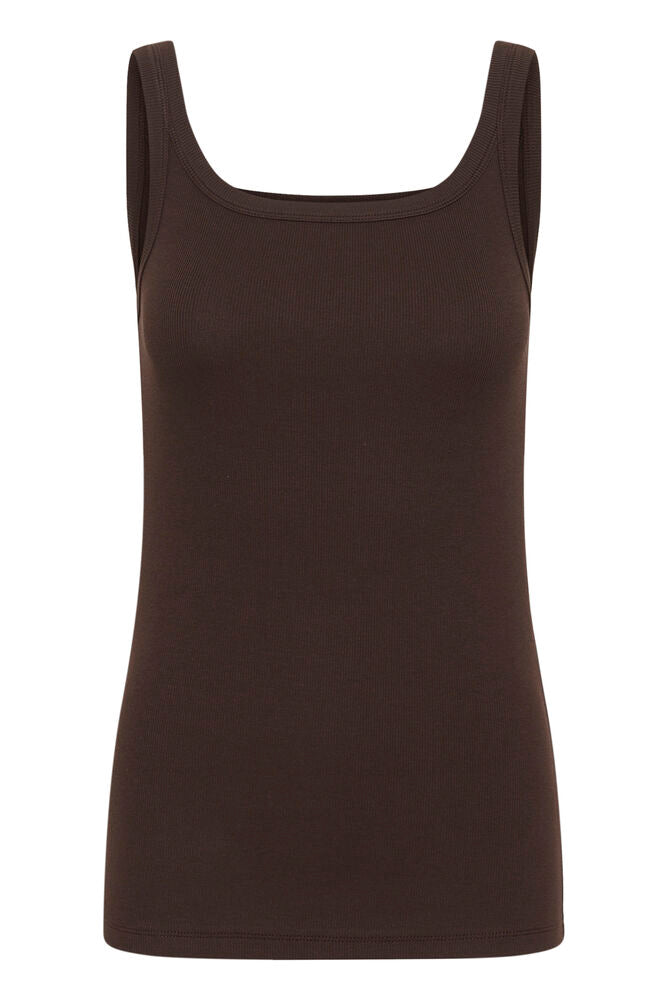Kaffe Carna Tank Top - Coffee Bean