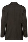 Kaffe Lenora Blazer - Dark Grey Check