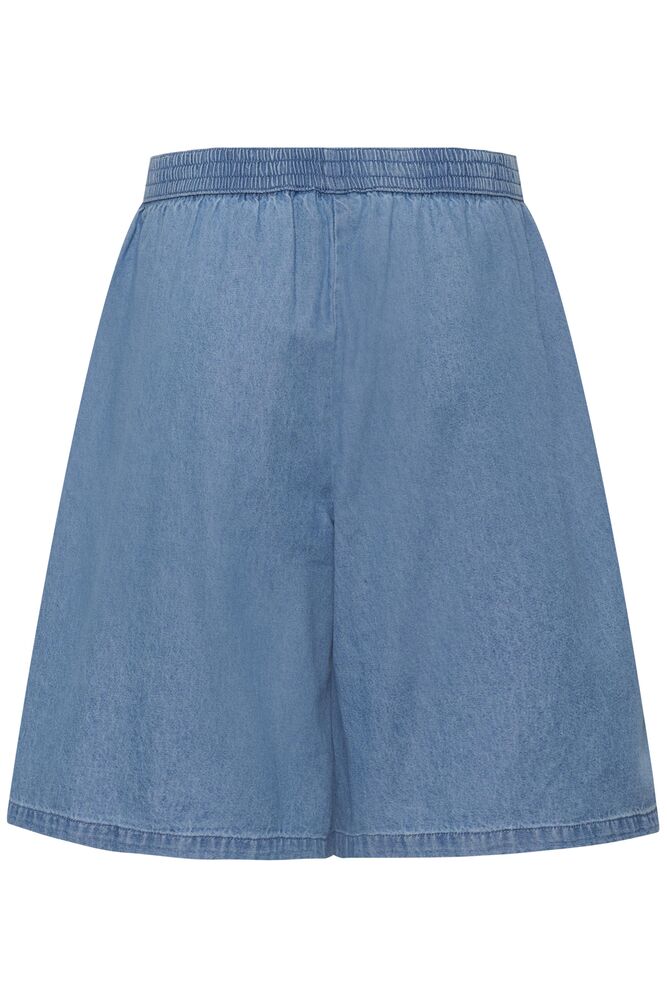 Kaffe Jade Denim Shorts - Medium Blue Chambray