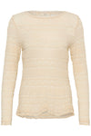 Cream Rosel T-shirt - Bleached Sand