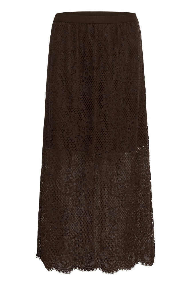 Kaffe Cornelia Skirt - Coffee Bean
