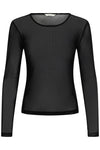 Cream Dora LS T-shirt - Pitch Black