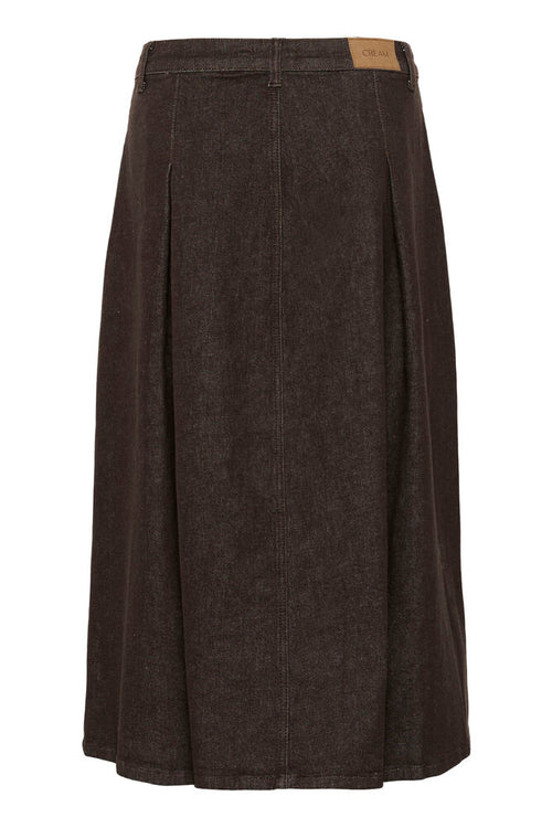Cream Renal Denim Skirt - Java