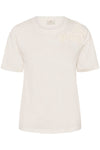 Kaffe Rosie Tee - Chalk