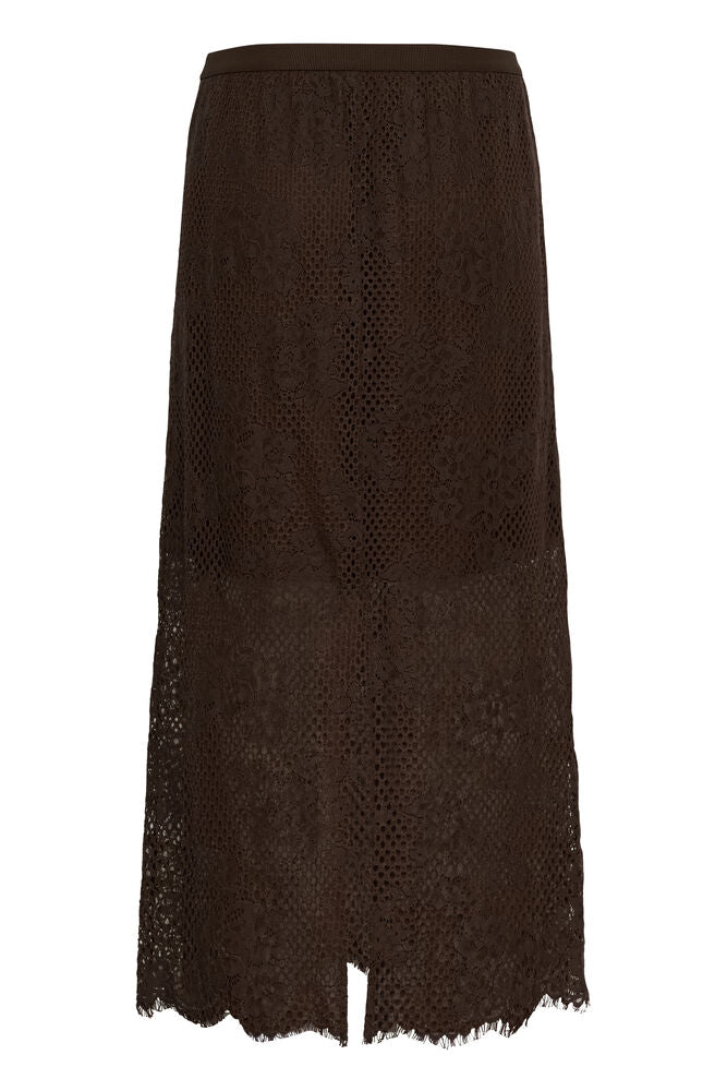 Kaffe Cornelia Skirt - Coffee Bean