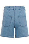 Kaffe Sarah Denim Shorts - Light Blue