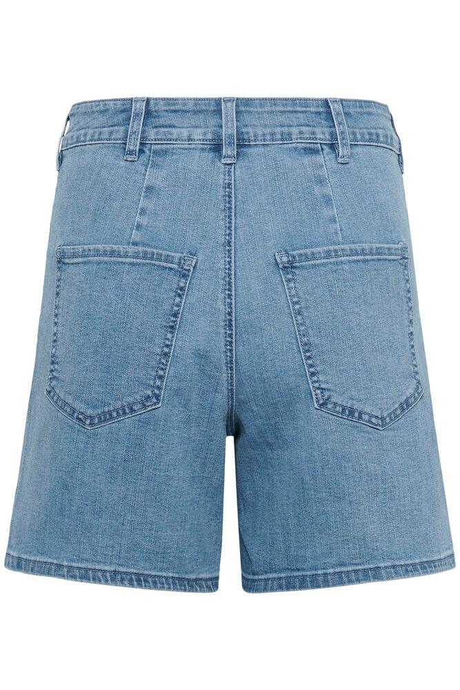 Kaffe Sarah Denim Shorts - Light Blue
