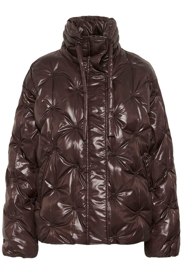 Cream Drakie Short Jacket - Coffee Bean