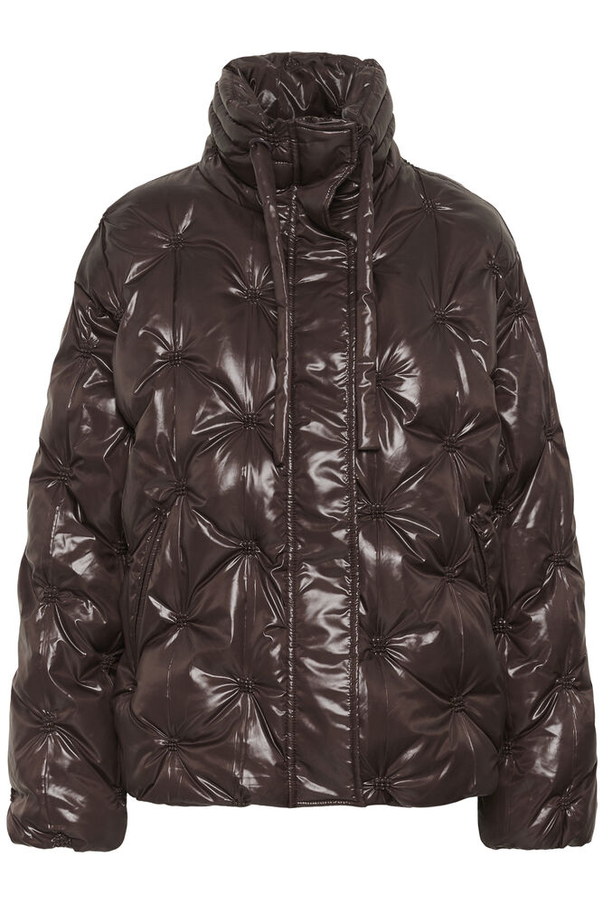 Cream Drakie Short Jacket - Coffee Bean