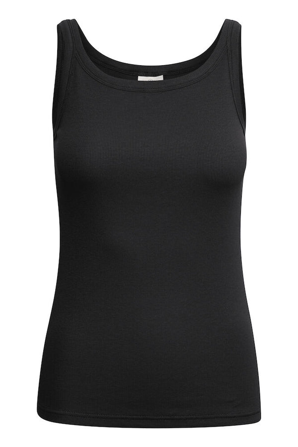 Kaffe Carna Tank Top - Black Deep