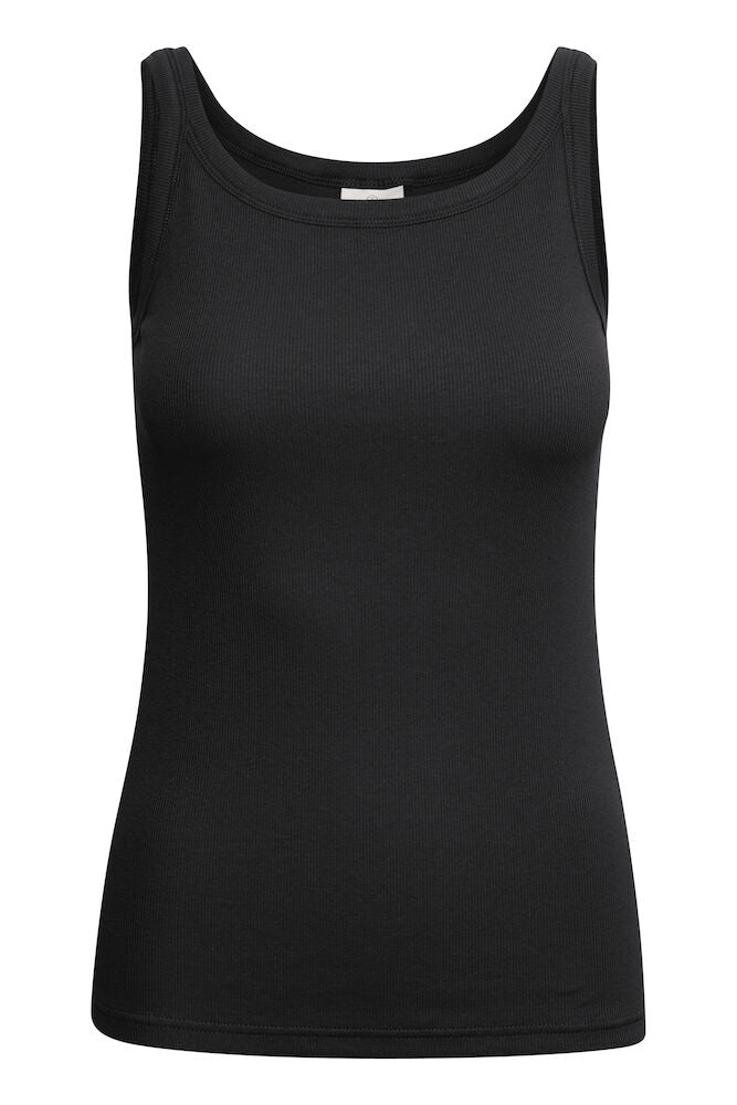 Kaffe Carna Tank Top - Black Deep