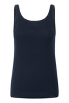 Kaffe Carna Tank Top - Midnight Marine