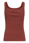 Kaffe Carna Tank Top - Henna