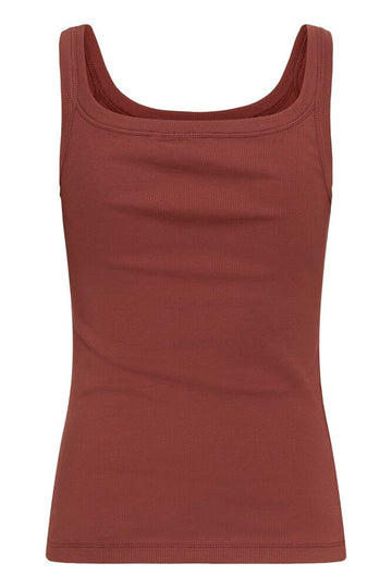 Kaffe Carna Tank Top - Henna