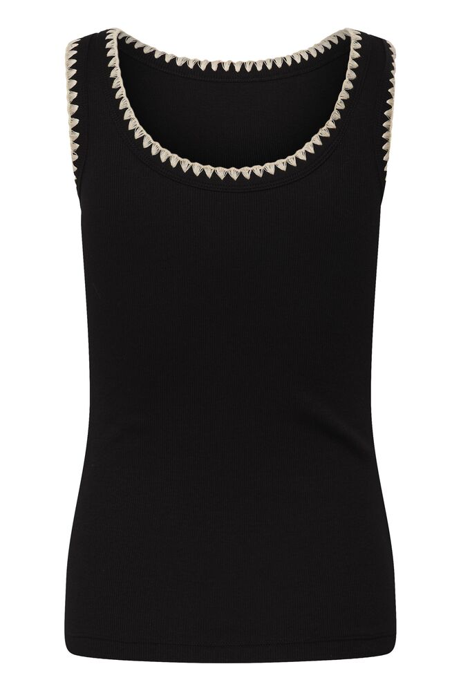 Kaffe Carna Top - Black Deep