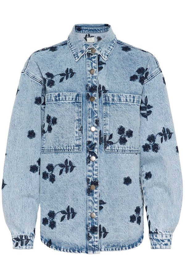 Kaffe Babena Denim Jacket - Blue Denim
