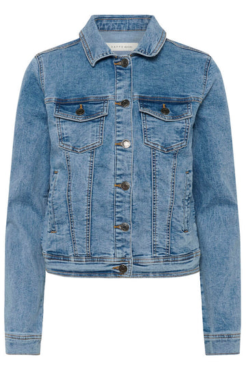 Kaffe Vilma Denim Jacket - Washed Blue Denim