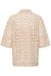 Cream Jauie Knit Shirt - Perfectly Pale