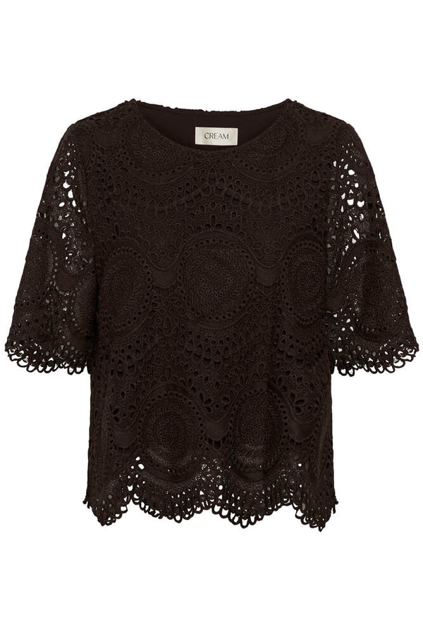 Cream Baja SS Blouse - Java