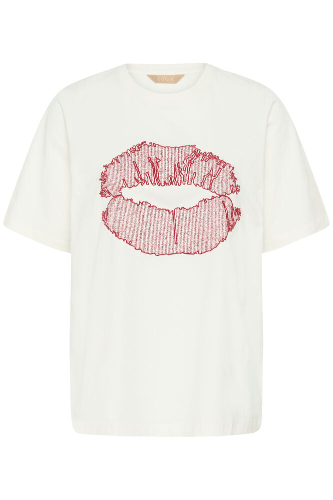 Culture Emba Gith T-shirt - Spring Gardenia